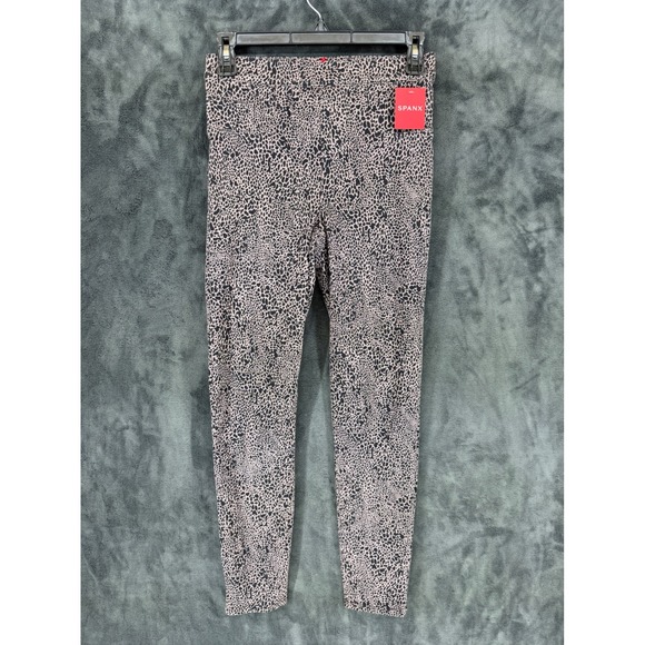 SPANX Pants - Spanx Desert Dot Ankle Jean-ish Leggings 20018R Leopard‎ Print Womens Small NEW